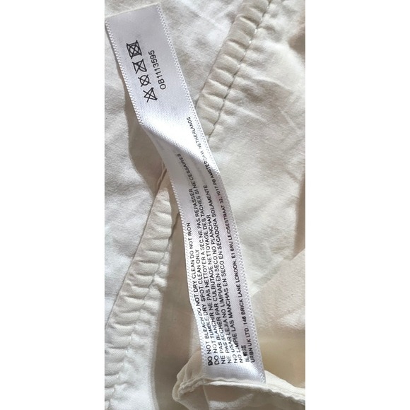 Free People Cream Leather Studded Belt Bag Fanny Pack Crossbody - Picture 14 of 14